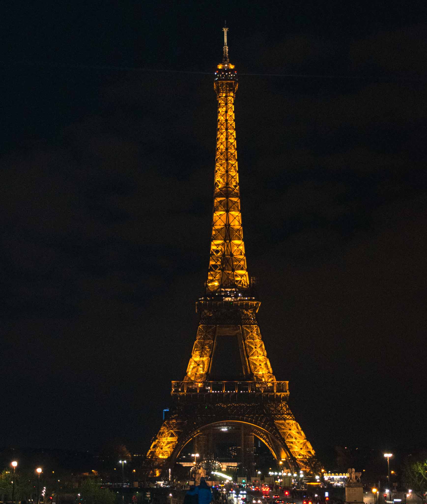 Torre Eiffel di sera