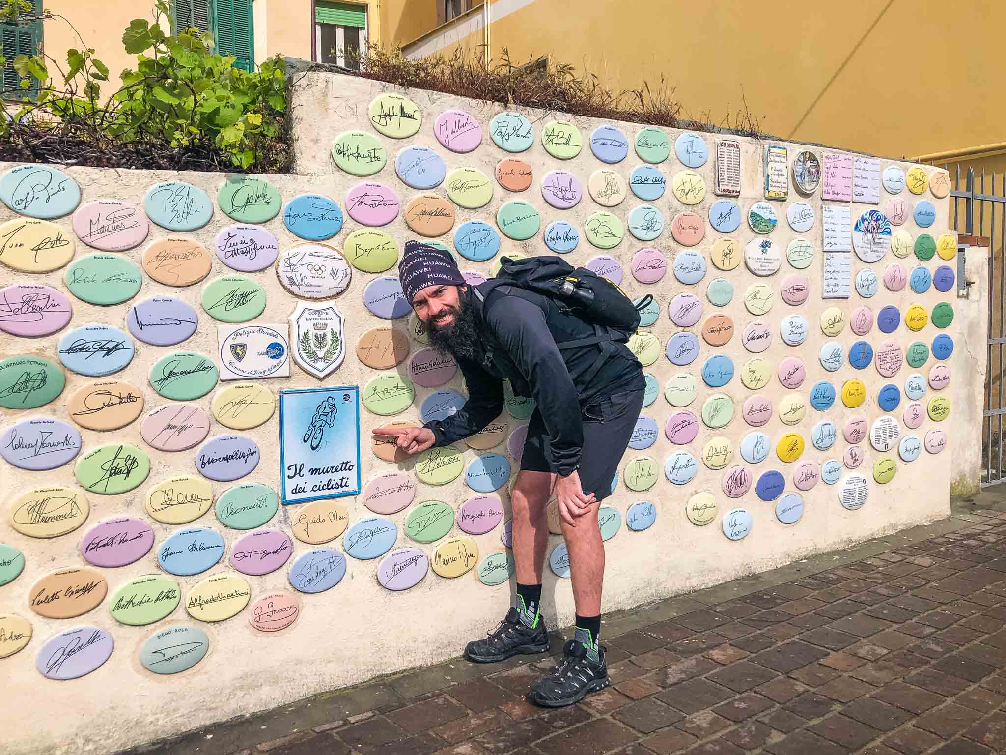muro dei ciclisti