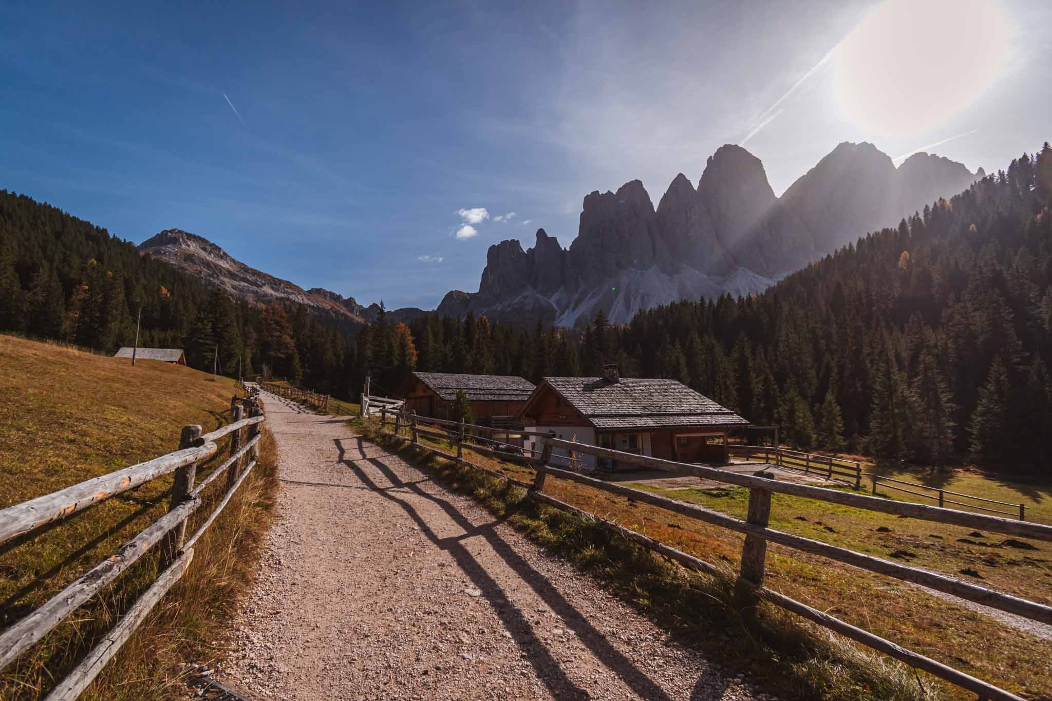 Rifugio delle Odle come arrivare da malga Zannes Rifugio delle Odle come arrivare da malga Zannes