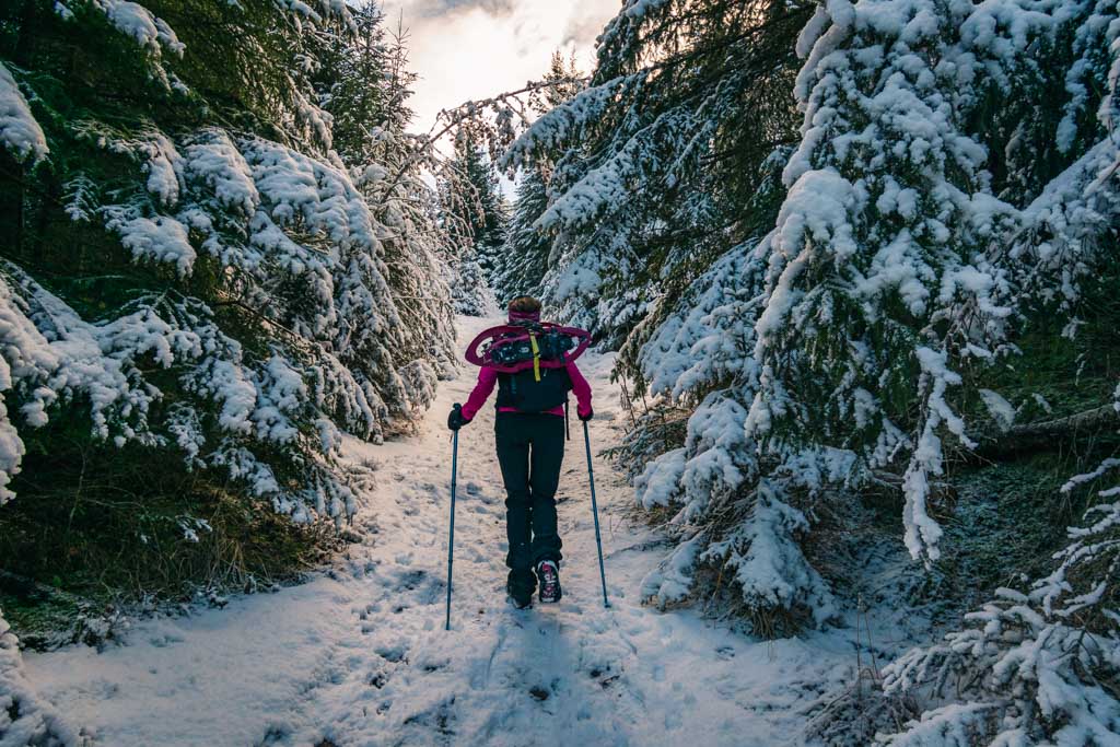 Come vestirsi per andare con le ciaspole