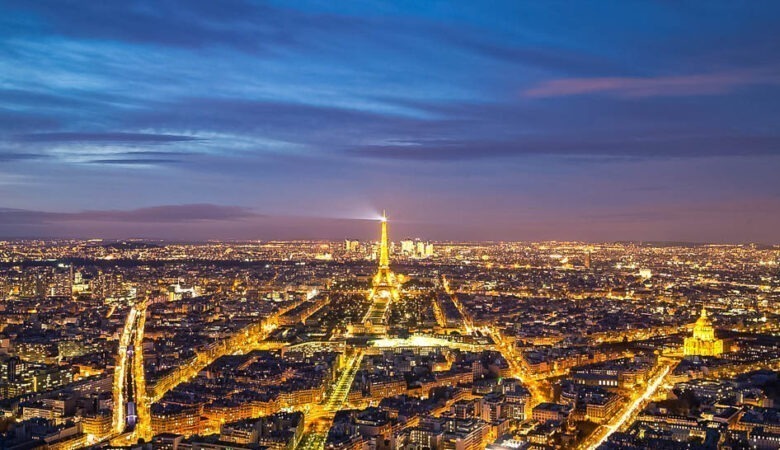 Vista dall'alto di Parigi