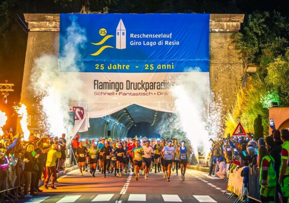 Giro al lago di Resia