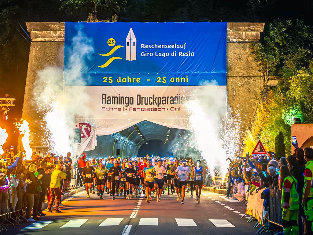 Giro al lago di Resia